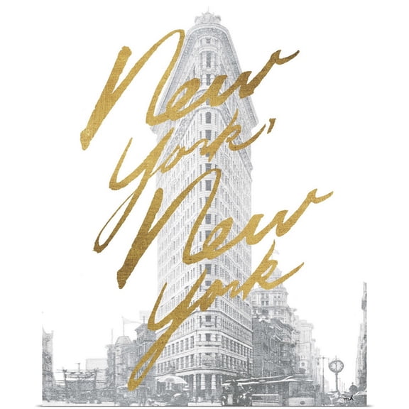 Great BIG Canvas | Rolled Moira Hershey Poster Print entitled Gilded New York