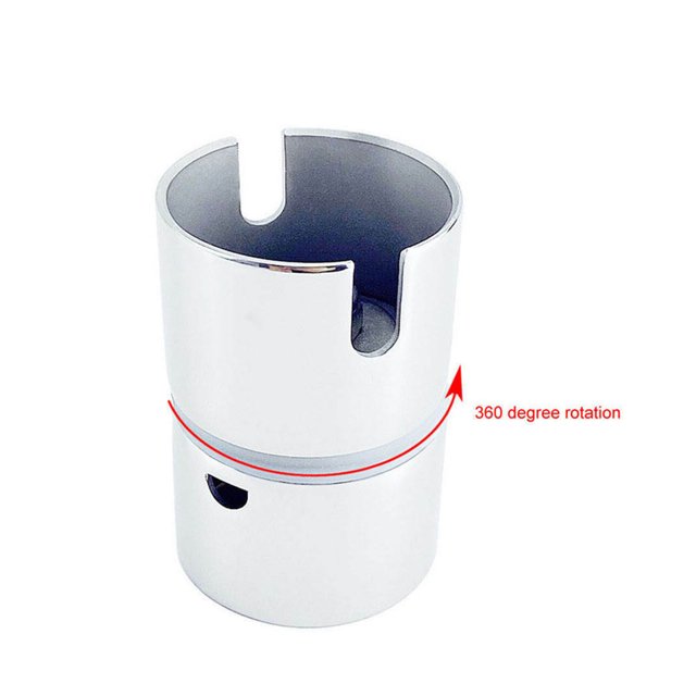 Marine Fishing Rod Converter, 360 Degree Rotation Fishing Pole Converter Adapter Easy To Install Stainless Steel for Outdoor
