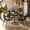 Black, variant on Flash Furniture 31.5'' Square Aluminum Indoor-Outdoor Table Set with 4 Slat Back Chairs