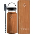 thumbnail image 1 of Termo Botella Hidranur de Acero Inoxidable 32 Oz (946.35 ml), Madera, 1 of 5