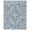 Navy/Light Grey, variant on SAFAVIEH Brentwood Jaymz Floral Bordered Runner Rug, 2' x 10', Ivory/Navy