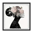 thumbnail image 2 of Marmont Hill Dark Flower Turban II Framed Painting Print, 2 of 4