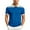 Blue, variant on Mens Polo Shirts Summer Colour Block Sports Casual Short Sleeve Top Slim Fit Stretch Button Collared Golf Dress Shirts for Men
