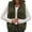 Army Green, variant on Hvyesh Womens Sleeveless Puffer Vest Warm Zip Up Stand Collar Vests Jacket Casual Waistcoat Fall Winter Quilted Padded Gilet Coats with Pockets