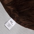 thumbnail image 3 of Faux Fur Rug Luxuriously Soft and Eco Friendly, Brown, 6' x 9', 3 of 4