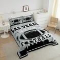 thumbnail image 4 of Erosebridal Teen Ball Gaming Football Bedding Twin Comforter Set,Sport Game Down Comforter,Gamer Decoration(Las Vegas),Reversible,Lightweight,2-Piece, 4 of 8