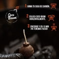 thumbnail image 3 of Coco Boom! Iniciador de Fuego de Fibra de Coco 100% Natural - 24 Piezas para Encender Carbón, Leña, Fogatas, Chimeneas y más, 3 of 5