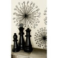 thumbnail image 3 of DecMode Black Metal Starburst Wall Decor with Crystal Embellishments (3 Count), 3 of 14