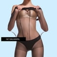 thumbnail image 5 of BOOMILK Oversized Pantyhose Women Anti Hook Thin Summer 40D Lightweight Tights Leggings Black, 5 of 5