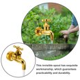 thumbnail image 3 of HEATSHAKING Invisible Water Fountain Golden Plastic Floating Device Decorative Fountain Spout 1Pcs, 3 of 8