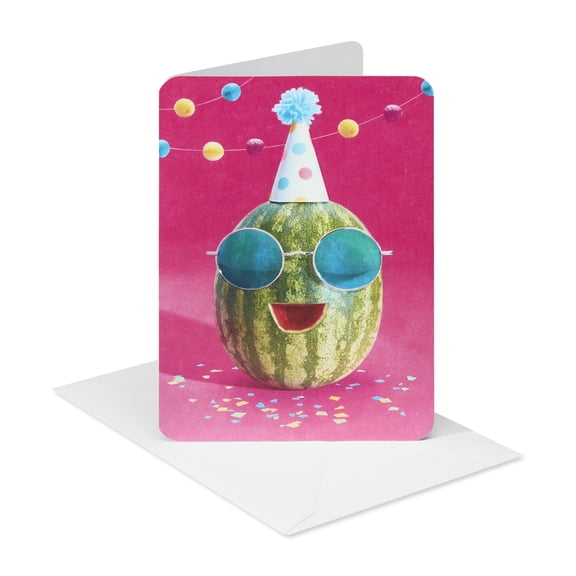 American Greetings Birthday Card for Anyone (Cool Watermelon)