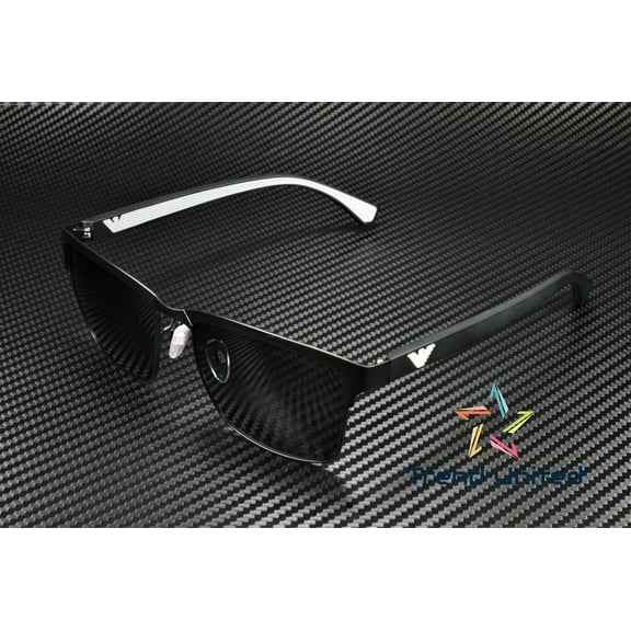 EMPORIO ARMANI EA2087 301487 Matte Black Grey 56 mm Men's Sunglasses