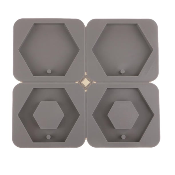 DIY Velas Aromaterapia Cera Molde 4 Cavidades Jabón Flores Secas Molde Arcilla Molde de Jabón de Silicona Hecho a Mano Cera Zulema Aroma Wax Tablet Molde de silicona