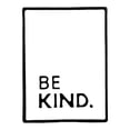 thumbnail image 3 of BE A NICE HUMAN Unisex Square Enamel Text Box Brooch Pin Jacket Collar Badge, 3 of 8