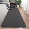thumbnail image 1 of Runner Rug for Hallway, 2x8 Feet Non-Slip Washable Dark Grey Long Area Rug Runners for Hallways Bedroom, Soft Modern Comfy Memory Foam Runner Rugs Indoor Carpet for Kitchen Entrance Living Room, 1 of 10