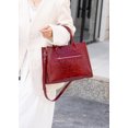 thumbnail image 4 of Genuine Cowhide Leather Women's Crocodile Embossed Tote Bag, Top Handle Crossbody Shoulder Purse, 4 of 9