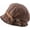 Coffee, variant on YooGuoGuo Women Denim Bucket Hat Short Brim with Small Floral Embellishments Lightweight Foldable Versatile Fisherman Cap