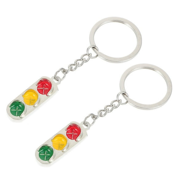 OUNONA  2 PCS Car Keychain Matching Gift for Family Creative Holder