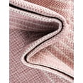 thumbnail image 3 of Unique Loom Outdoor Modern Collection Area Rug - Tambor (3' 3" Round Pink/Ivory), 3 of 6