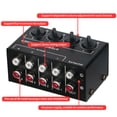 thumbnail image 4 of UPGRATOR Small Audio Mixer 4 Channel Audio Mixer Black Iron 1Pcs, 4 of 4