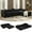 Black, variant on 108" W Corduroy Convertible Futon Sofa Bed, Oversized Folding Sofa with Chaise & Pillows, No Assembly Required, Fixed-Shape Frame, Floor Lazy Boneless Couch for Living Room/Apartment