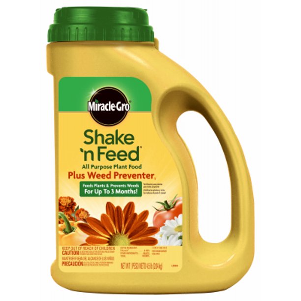 Miracle Gro 4.5 LB Shake N Feed All Purpose Plus Weed Preventer Fee