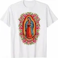 thumbnail image 3 of Our Lady Virgen De Guadalupe Virgin Mary T-Shirt-100% Cotton, 3 of 3