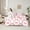Pink White A, variant on Castle Fairy Teenagers Cartoon Bow Knot Letter Monogrammed E Twin Bedding Sets 7-Piece,Cute Bow-Tie Plaid Grid Bedding Comforter Set Microfiber,Dreamy Princess Breathable Sheet Sets
