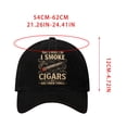 thumbnail image 3 of Sombrero Gorra de béisbol ajustable para hombre y mujer,clásica,de perfil bajo y sin estructura,con diseño de color liso lavado (negro,1 unidad). Rkxzt, 3 of 9