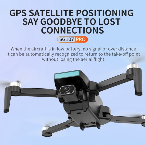 ZLL SG107 MAX RC Drone 4K Cámara dual 5G FPV GPS FQuadcopter con batería