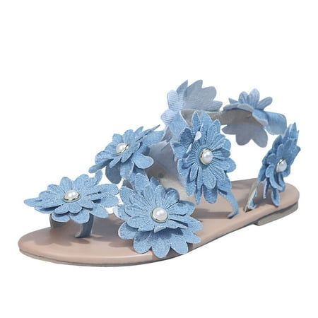 

zuwimk Womens Sandals Women s Brooklyn Low Strappy Wedge Sandals Blue