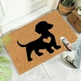 thumbnail image 4 of Yeetfub Summer Welcome Sign Hello Sunshine Doormat Funny Cute Doormat Door Mat Dachshund Door Mats Durable Natural Rubber, Low Profile Entryway Mats for Home Front or Back Entrance 16"x24", 4 of 4