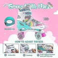 thumbnail image 2 of Children'sSkatingShoesDoubleRowRollerSkatingShoesSkatingChildren'sFullSetDoubleRowRollerSkatingShoesBeginnerMaleAndFemale, 2 of 5