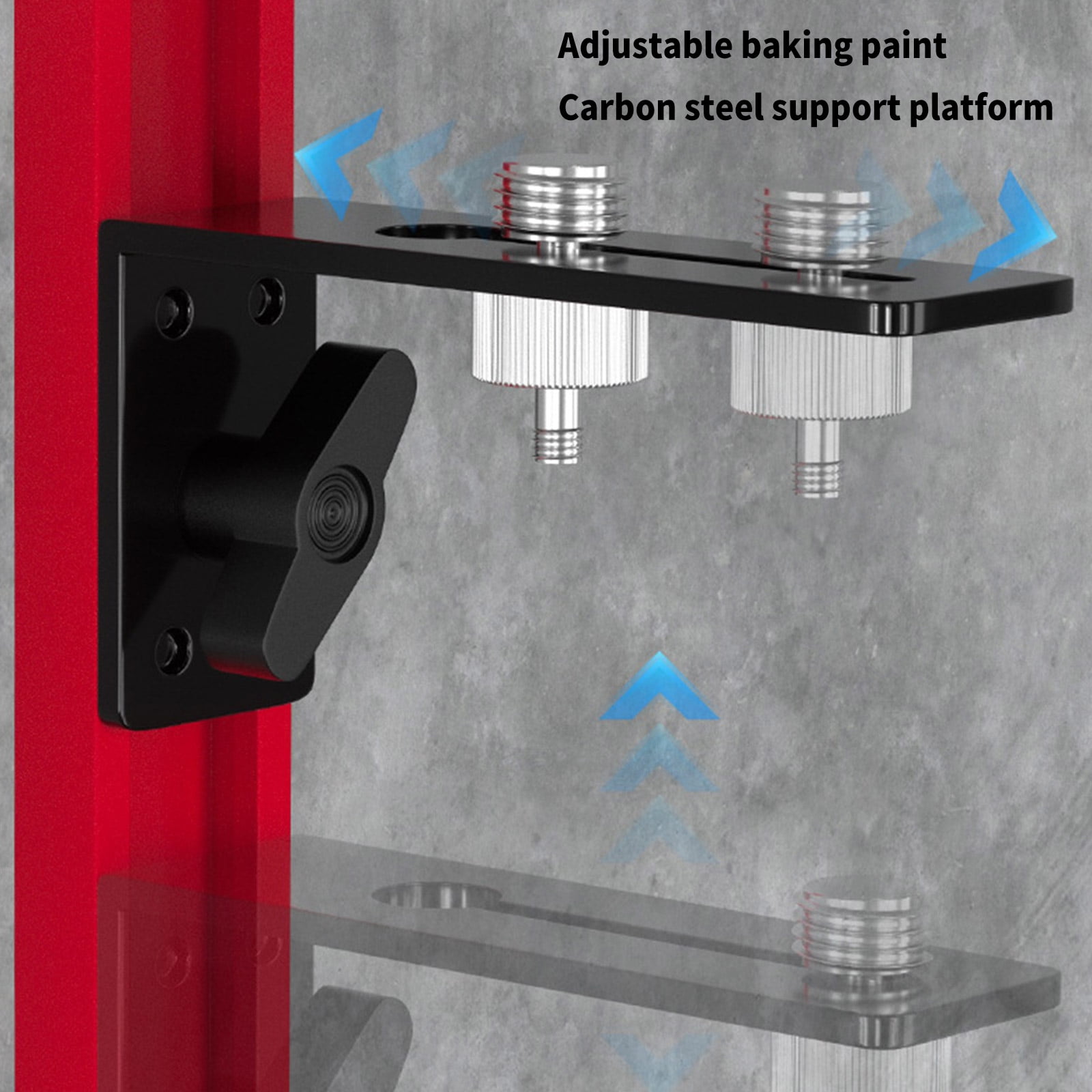 BIBABLYKE Lasers Level Bracket Aluminum Lasers Level Adapter Adjustable Hanging Wall Lasers Level Bracket Wall Lasers Lifting