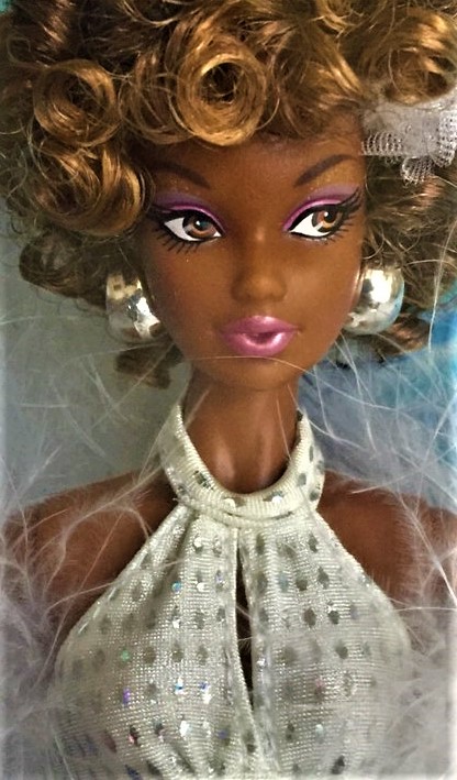 Celebrate Disco Barbie Doll African American Pink Label 2008 Mattel #N2442 