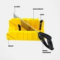 thumbnail image 3 of STANLEY 20-600 Deluxe Impact-Resistant Miter Box with Saw, Assembled Product Weight 2.42 lb, 3 of 8