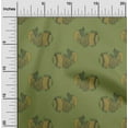 thumbnail image 1 of oneOone Polyester Lycra Fabric Fish Block Print Fabric BTY 56 Inch Wide, 1 of 4