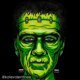 thumbnail image 2 of Crema de maquillaje Blend Stick Mehron Face Paint 21 g Ogre Green, 2 of 8