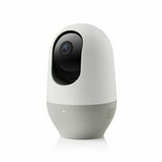 Nooie Baby Monitor, 360-degree Wi-Fi Baby Camera, 1080P Home Indoor Security Camera with Motion Tracking - Pebble White