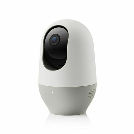 Nooie Baby Monitor, 360-degree Wi-Fi Baby Camera, 1080P Home Indoor Security Camera with Motion Tracking - Pebble White