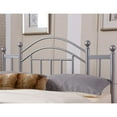thumbnail image 3 of Hodedah Complete Metal Full-Size Bed with Headboard-Footboard in Silver Finish, 3 of 5
