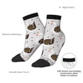 thumbnail image 6 of Pofeuu Cute Swan Print 30cm Socks, Adult Running Hiking Socks for Youth and Adult, 6 of 7