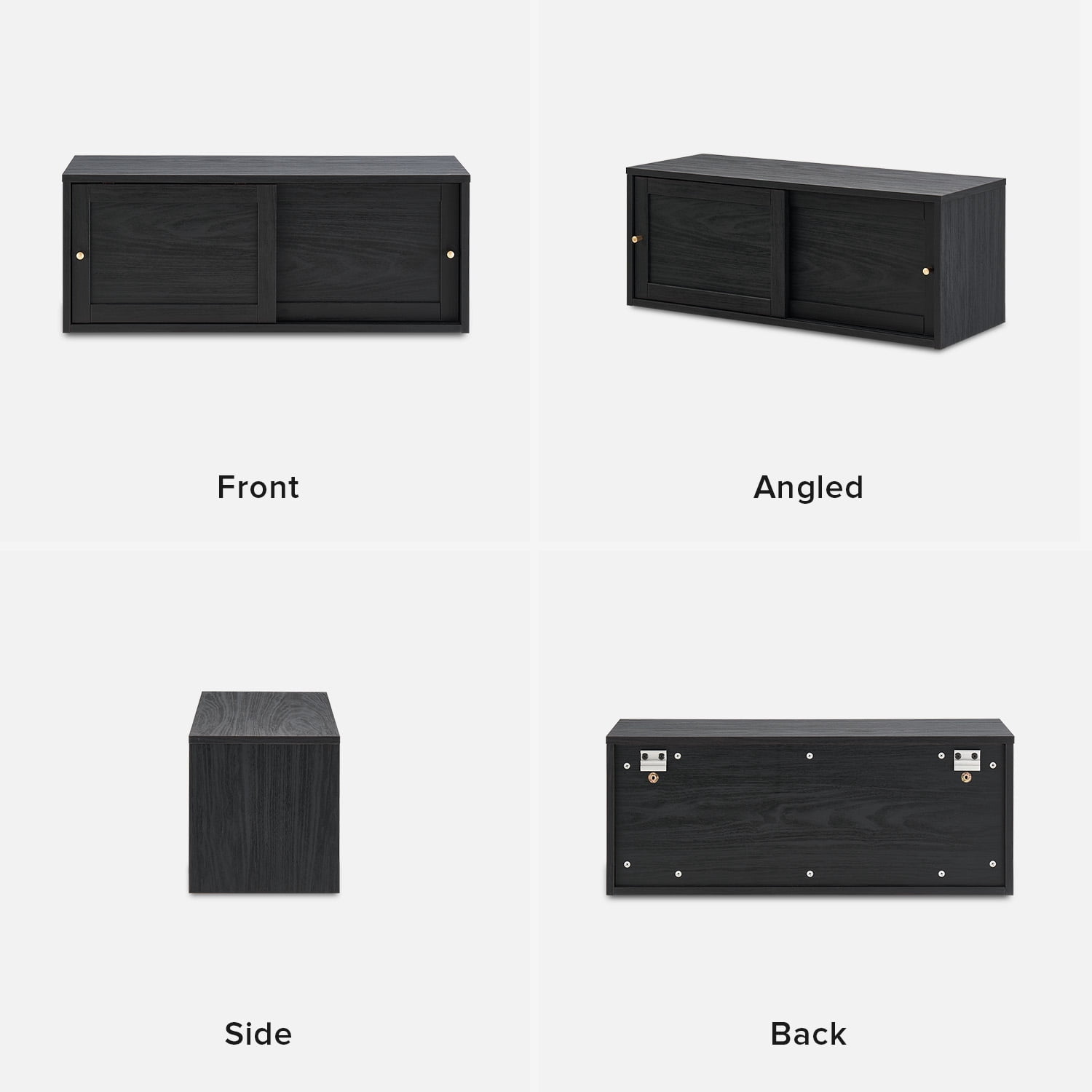 Mopio Lauren 31" Floating TV Stand, Wall-Mounted Media Console with Storage, Modern Farmhouse Entertainment Center