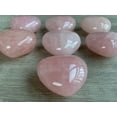 thumbnail image 6 of Large Rose Quartz Heart, 1.75" Polished Rose Quartz Puffy Heart, 6 of 10