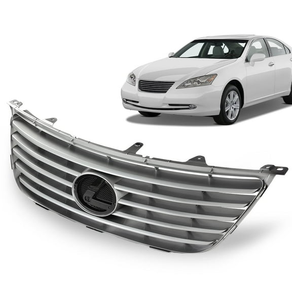 PIT66 Front Grille Grill Fit for 2007-2009 ES350 Primed Plastic