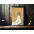 thumbnail image 2 of Ghost Smoking On Sofa Poster Print, Halloween Poster, Poster For Halloween, Wall Art Halloween, Ghost Smoking Wall Art Halloween, 2 of 5