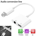 thumbnail image 3 of Adaptador Divisor 2 En 1 Para Iphone 7, Conector De Auriculares De 3,5Mm, Adaptador De Audio Aux, Convertidor De Cable Para Auriculares, Carga De Llamadas De Música Minnieouse EL011685-00, 3 of 5