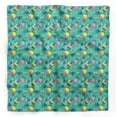 thumbnail image 1 of Bimba Green Circle & Triangle Geometric Pure Silk Printed Scarf Dupatta Head Neck Wrap Bandanas For Women 40 x 40 Inches, 1 of 6