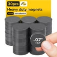 thumbnail image 1 of xianyou-Craft Magnets - 18 mm (.709 inch) Round Disc Ceramic Magnets - Flat Circle Magnet for Crafts, Science & DIY - Ferrite Small Magnetic Perfect for Refrigerator, Whiteboard, Fridge - 30 PCs, 1 of 4