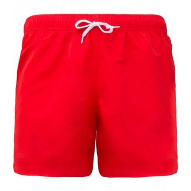 Proact - Bañador bermudas para adultos unisex (Rojo Deportivo)